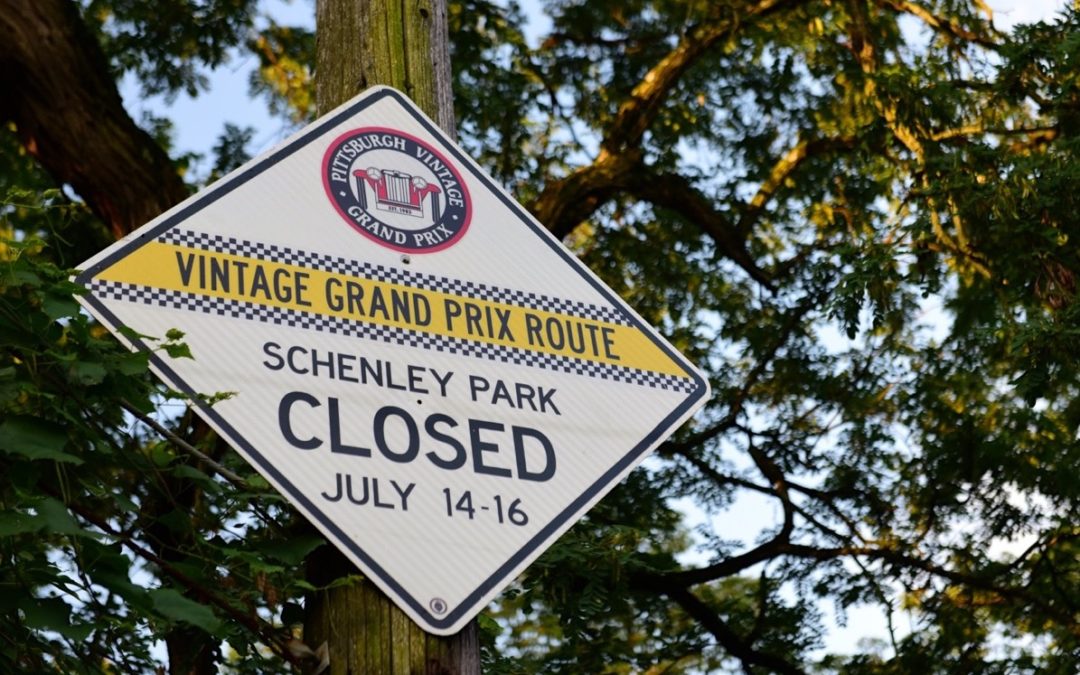 Road Closings and Parking for Schenley Park July 22-24