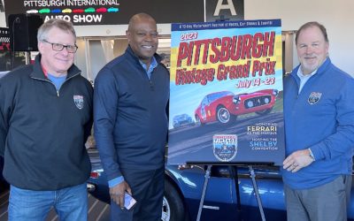 PVGP Reveals Poster Featuring Ferrari and Shelby at 2023 Pittsburgh Auto Show