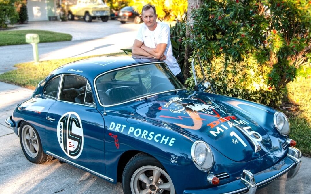 Todd Cook Generates Two Striking PVGP Posters with the Iconic Gulf Oil Racing Livery