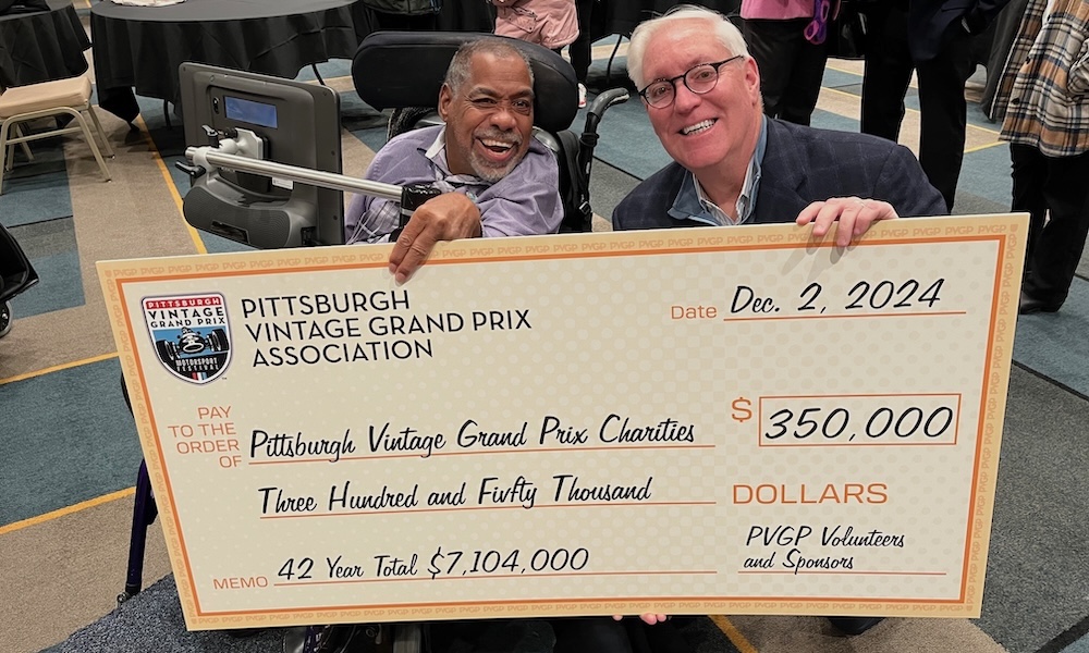 Pittsburgh Vintage Grand Prix Tops $7 Million All Time Donation, Recognizes Sponsors and Volunteers at Victory Lap Event