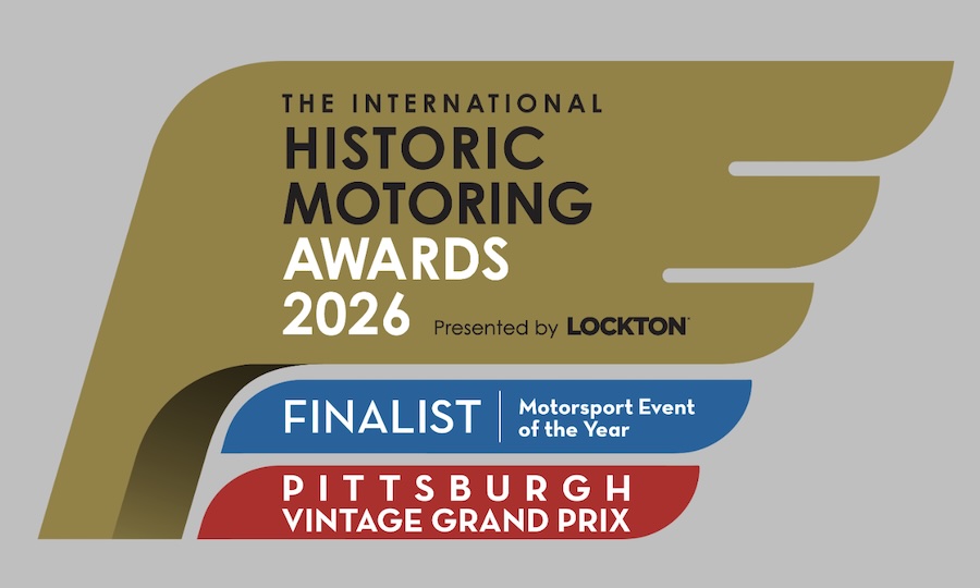 Pittsburgh Vintage Grand Prix Named International Finalist for Third Straight Year, Reaffirming Its Place Among the World’s Premier Historic Motorsport Events